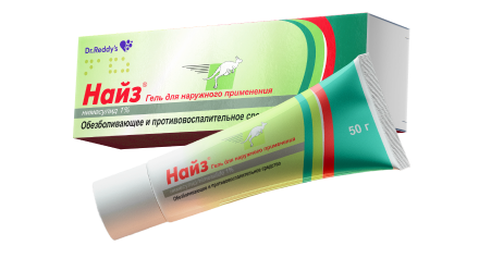 Упаковка и тюбик Найз Гель