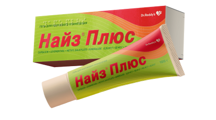 Упаковка и тюбик Найз Плюс